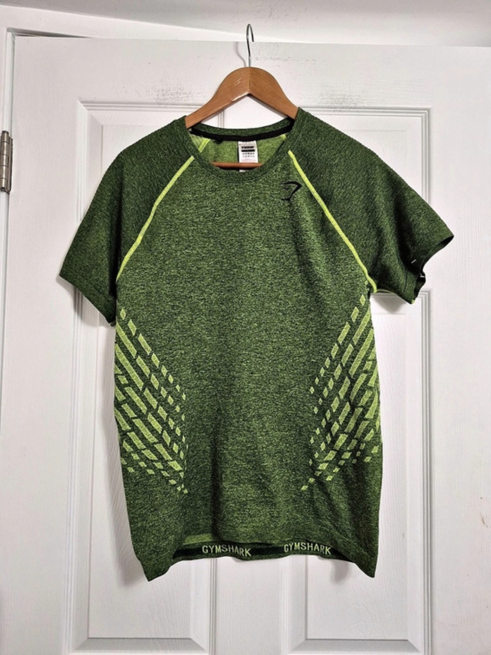 Gymshark Circuit Seamless T-Shirt Men's Green Large